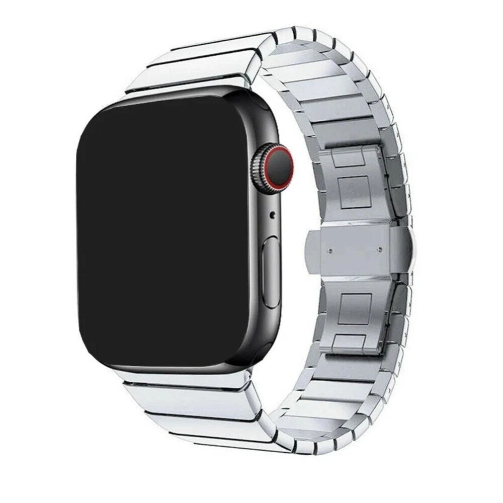 WITHit Stainless Steel Link Band for Apple Watch 38mm 40mm Silver New